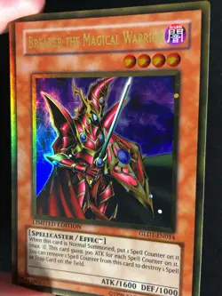 Yugioh MISPRINT! Breaker The Magical Warrior GLD1-EN014 Ultra (NM) - Image 1