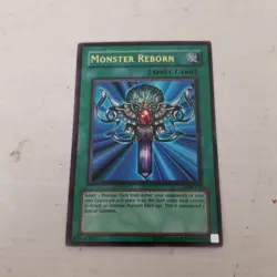 Monster Reborn LOB-118 The Legend of Blue Eyes White Dragon Unlimited Ultra Rare - Image 1