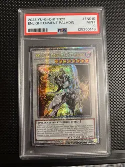 Yu-Gi-Oh Enlightenment Paladin TN23 Quarter Century Rare Card Limited PSA 9 - Image 1