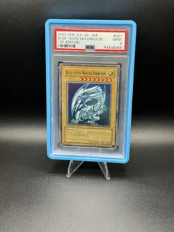 Yu-Gi-Oh! Blue-Eyes White Dragon 1st Edition SDK-001 PSA 9 - Image 1
