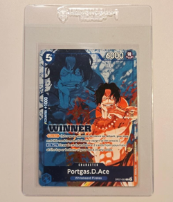 Portgas.D.Ace OP07-053 One Piece Stamped Portgas D Ace Winner Promo 2024 Mint - Image 1
