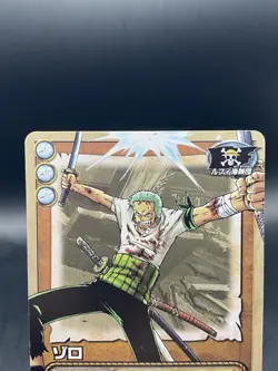 Roronoa Zoro One Piece Card Game Japanese Vintage TCG Bandai RK-C08 - Image 2