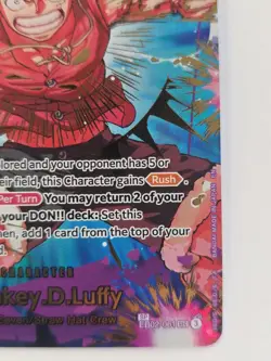 One Piece TCG Monkey D. Luffy SP SEC EB02-061 PRB2 Premium Booster Vol. 2 NM BP2 - Image 5