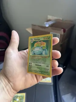 Pokemon TCG Venusaur Base Set Holo Unlimited Rare Card 15/102 LP Condition - Image 3