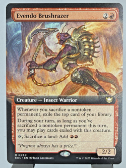 MTG Evendo Brushrazer (Extended Art) #30 Commander: Edge of Eternities Regular - Image 1