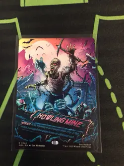 MTG Magic The Gathering Howling Mine SLD Rare Secret Lair Artifact Iron Maiden - Image 1