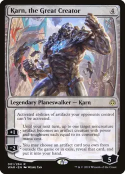 Karn, the Great Creator - War of the Spark (WAR) NM Never Played - Image 1