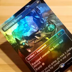 1x Lightning Greaves (with Dogmeat Art), Foil - Fallout Secret Lair 2465, MTG NM - Image 2