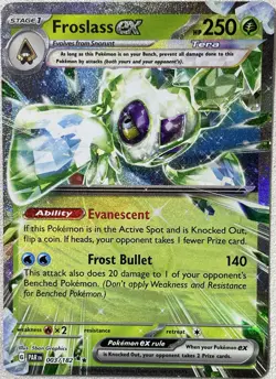 Froslass ex Double Rare - 003/182 - Paradox Rift Pokemon 2023 - Image 1