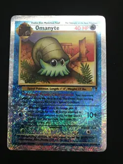 Omanyte - 57/110 - Pokemon Legendary Collection Reverse Holo Rare Card NM - Image 1