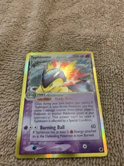 Typhlosion 12/101 Holo Rare Dragon Frontiers Pokemon Card - Image 1