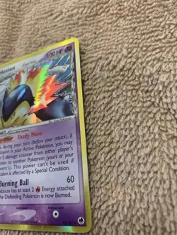 Typhlosion 12/101 Holo Rare Dragon Frontiers Pokemon Card - Image 3