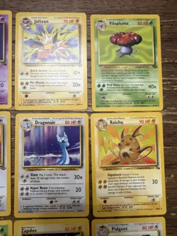 Pokemon TCG Vintage Card Lot Of 20 Base Set, Jungle, Fossil,- All Rares - LP - Image 3