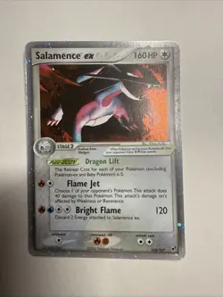 2005 pokemon Deoxys Salamence EX #103/107 - Image 1