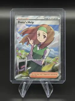 Pokemon TCG Daisy's Help 195/165 Scarlet & Vilolet 151 Full Art Ultra Rare Holo - Image 1