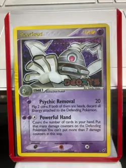 2005 Pokemon ex DEOXYS - Dusclops 7/107 - Reverse Holo Rare Used - Image 1