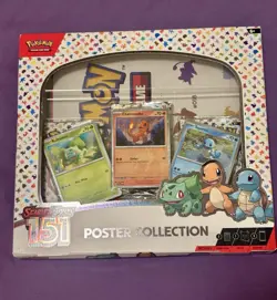 Pokemon TCG Scarlet And Violet 151 Poster Collection Box SEALED NEW 820650853166 - Image 1