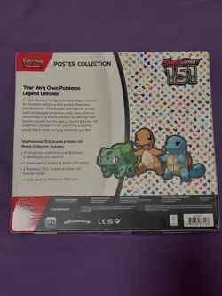 Pokemon TCG Scarlet And Violet 151 Poster Collection Box SEALED NEW 820650853166 - Image 2