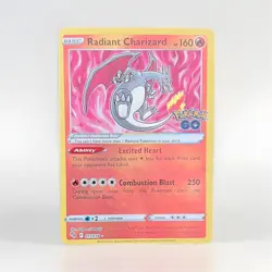 Pokemon Radiant Charizard 011/078 Pokemon GO Radiant Rare Holo 160 HP - Image 1