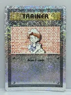 Pokemon TCG Vintage 2002 Trainer Bill Reverse Holo Legendary 108/110 - Image 1