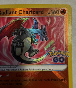 Radiant Charizard Pokemon GO #011/078 Holo Near Mint - Image 3