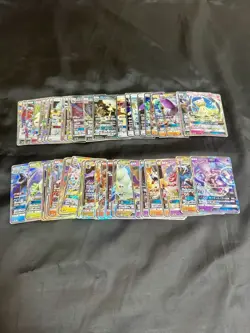 50 GX RR Holo Full Arts Lot Set Pokemon Japanese Cards K52 Mewtwo Rayquaza - Image 1