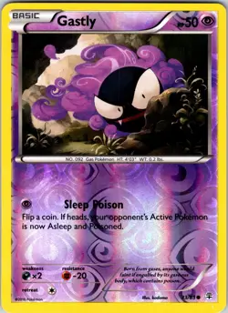Gastly 33/83 Generations Pokemon TCG NM Reverse Holo - Image 1