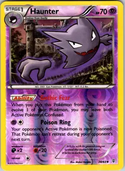 Haunter 34/83 Generations Pokemon TCG LP Reverse Holo - Image 1