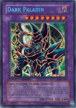 Yugioh! LP Dark Paladin - DMG-001 - Secret Rare - Limited Edition Lightly Played - Image 1