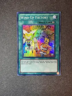 Yugioh Wind-Up Factory GENF-EN054 Super Rare LP - Image 1