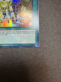 Yugioh Wind-Up Factory GENF-EN054 Super Rare LP - Image 4