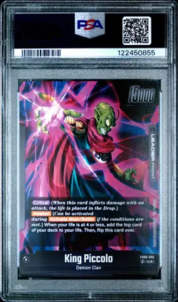 2025 DRAGON BALL SUPER CARD GAME FUSION WORLD RIVALS CLASH KING PICCOLO PSA 10 - Image 2
