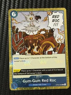 Gum-Gum Red Roc (Jolly Roger Foil) (OP04-056) One Piece Premium Booster The Best - Image 1