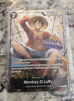 One Piece Monkey.D.Luffy P-075 Sealed - Image 1
