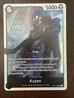 Kuzan OP10-082 Royal Blood Foil, One Piece CCG- NM - Image 1