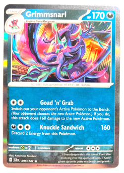 Pokemon Grimmsnarl Rare + FREE extra Rare card! - Image 1
