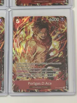 Portgas.D.Ace ST15-005 Illustration Box Vol. 5 Promo 4 Card Play Set Lot - Image 5