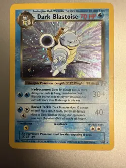 Dark Blastoise - 3/82 - Pokemon Team Rocket Unlimited Holo Rare Card WOTC NM - Image 1