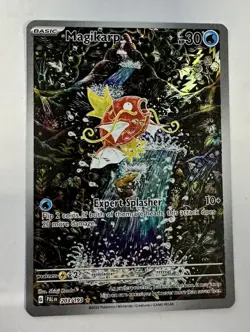 Pokemon TCG Magikarp 203/193 Paldea Evolved Illustration Rare Card - Image 1