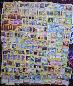 Vintage Pokemon Card Lot WOTC Set Era 100+ MP - DMG Charmander Bulbasaur Pikachu - Image 1