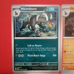 X15 Houndour Houndoom pokemon cards mixed Lot English Fire & Dark collection. - Image 2