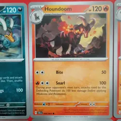 X15 Houndour Houndoom pokemon cards mixed Lot English Fire & Dark collection. - Image 3