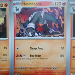 X15 Houndour Houndoom pokemon cards mixed Lot English Fire & Dark collection. - Image 4
