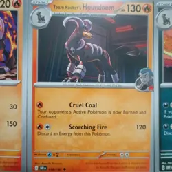 X15 Houndour Houndoom pokemon cards mixed Lot English Fire & Dark collection. - Image 5