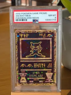 Pokemon TCG Ancient Mew Pokemon The Movie 2000 Promo Card PSA8 - Image 1