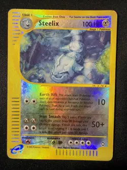 Steelix #35/147 Holo Reverse Eng Aquapolis E-Series 2002 - Pokemon Nintendo Card - Image 1