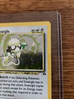 Pokemon TCG Neo Discovery Smeargle 11/75 Holo Unlimited Rare Card - Image 5