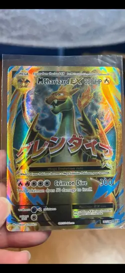 Mega Charizard EX - 101/108 - Pokemon Evolutions XY Full Art Ultra Rare Card LP - Image 1
