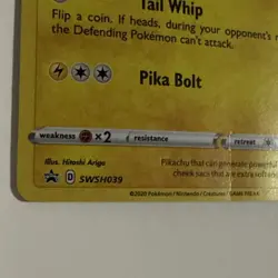 Pikachu - (General Mills) SWSH039 Miscellaneous Cards & Products Holo - Image 5