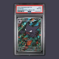 Pokemon Black Star Promo #027 Haunter Mega Gengar ex Battle Deck PSA 8 Card - Image 2